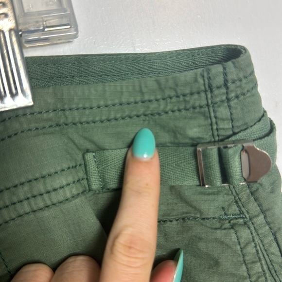 Anthropologie Pilcro Slouchy Fit Surplus Pants Green Size 31 Petite - Picture 4 of 11